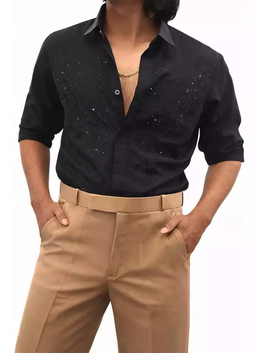 STONE WORK DESIGNER SHIRT