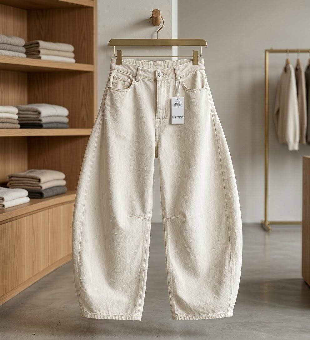 Barrel fit pant jean