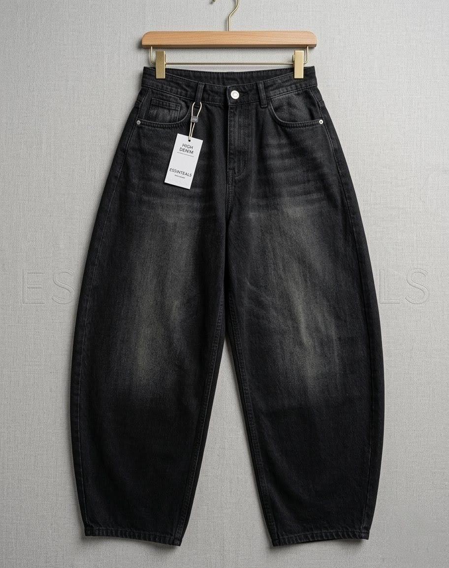 Barrel fit pant jean