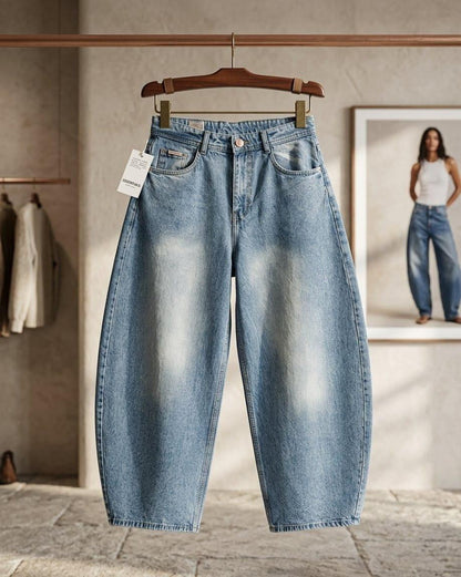 Barrel fit pant jean